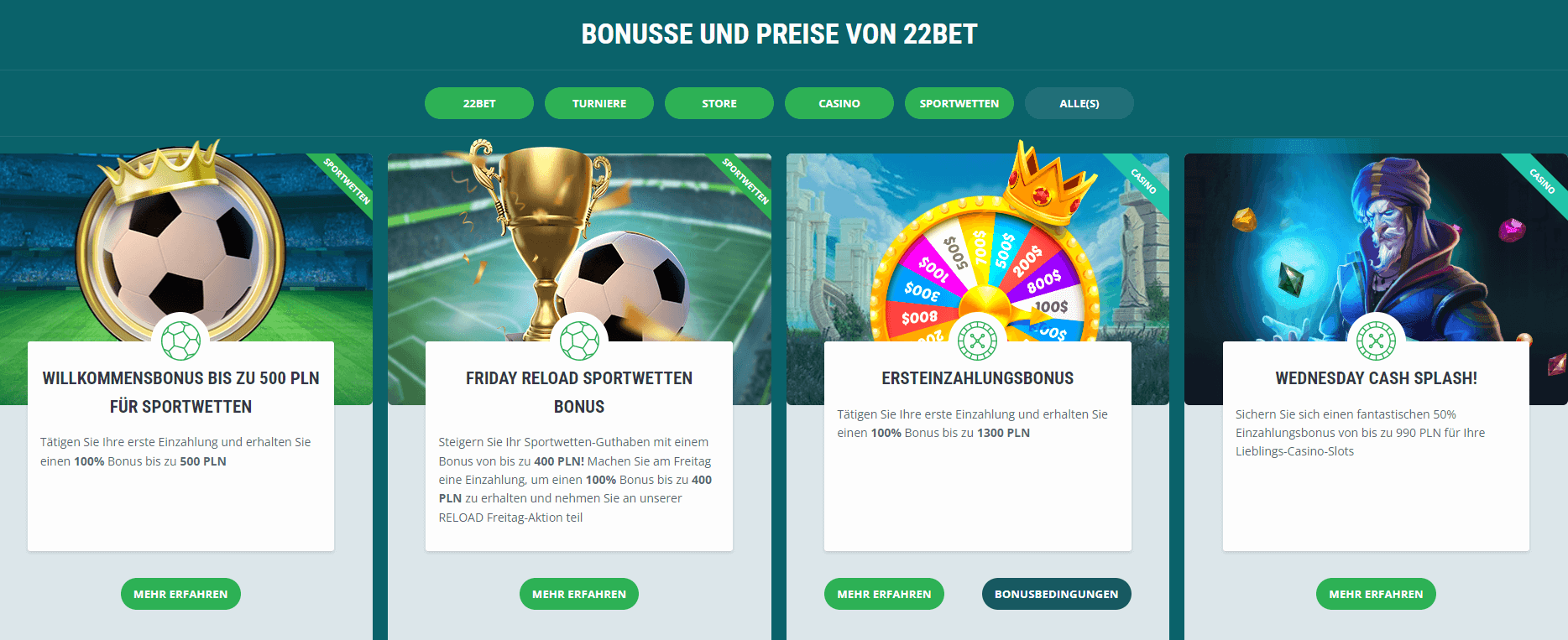 22Bet Bonus