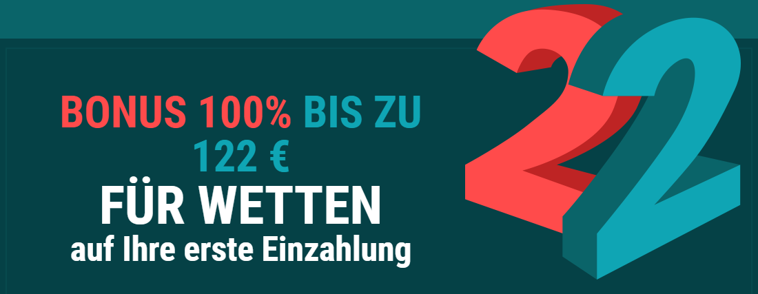 22bet Aktionscode